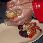 成隆行蟹王府 - 係員がすべて食べやすく捌いてくれる