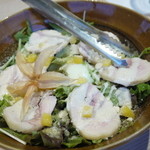 くすの樹 - 水菜と鶏のサラダ