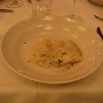 Chez Panisse - じゃがいものラビオリに黒トリュフのオイル
