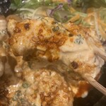 古民家の宴 - チキンのコロモにたっぷりと
                                麻辣タルタルを染み込ませ いただきィー