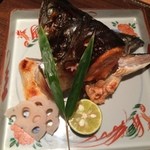 ふじ原 - ＜2014年8月＞時鮭？のカマの塩焼き