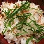 ふじ原 - 〆のご飯