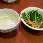 花きゃべつ - ランチセットサラダ＆スープ