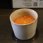 丿貫 - 海老味噌とトマトの冷やつけのつけ汁