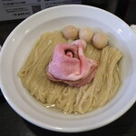 丿貫 - 海老味噌とトマトの冷やつけの麺の丼