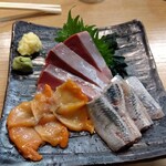 魚のちから - 料理写真:おまかせ刺３点