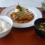 スカイラウンジ　ビュー270 - ポークソティーグリーンペッパーソース