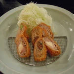 薩摩 茶美豚 とんかつ 花 - 三色巻きカツ盛り合せ