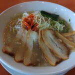 幸楽苑 - 塩豚骨+千切りネギ