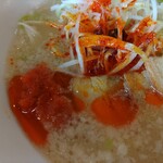 幸楽苑 - ニンニク投下