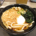 名代 富士そば - 夕そば たぬきうどん 450円