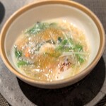 エクアトゥール - カニとフグ白子　黄金トビコ