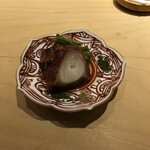 鮨かわなか - 煮蛸と菜の花