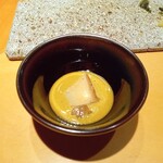 鮨 梵 - 鮑の肝ソース