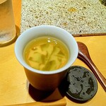 鮨 梵 - ほたての茶碗蒸し