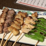 居酒屋 大将 - 串焼き盛り合わせ
