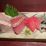 旬菜処 びいどろ - びいどろ(刺身※ミーバイ、キンミーマチ、本マグロ、シャコガイ)