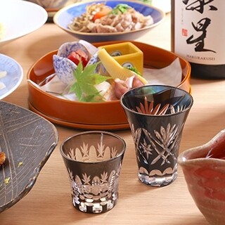 レアな焼酎や日本酒もあり◆季節ごとに変わる全国各地の日本酒