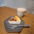 BEAN BOOK COFFEE - 料理写真:バスクチーズケーキ、エチオピアのカフェオレ