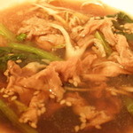 手打うどん長谷川 - 糧うどん　冷もり；つけ汁；アップ