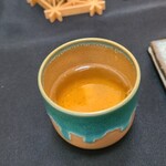日本料理 TOBIUME - お飲み物②薄茶(福岡県八女産、八女茶、星野製茶園) 