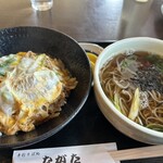ながた - 料理写真:他人丼定食（温蕎麦）
900円