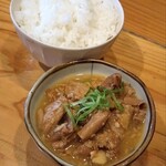 らーめん暖 - ホルモン煮込みセット