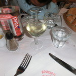 Bouillon CHARTIER - 110816ワインに水