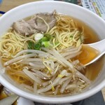 鞍山 - 細麺あっさり醤油ラーメン
