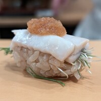 鮨駒 - 太刀魚の蒸し寿司