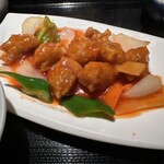 上海華龍 - 【2025.4.25(金)】酢豚定食の酢豚