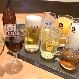 豊富なハイボールや韓国のお酒も◎充実のドリンクメニュー