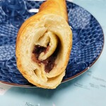 ポンパドウル - 塩パンロール　あんバター　断面です