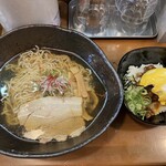 麺処 希信 - Ａランチ（ラーメン＋チャーふわ丼）