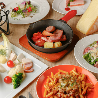 新年会・歓送迎会に◎自慢のチーズ料理を満喫できるコースが充実