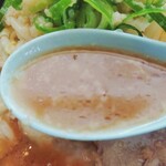 無鉄砲しゃばとん - これはこれで旨い❢と感じたスープです