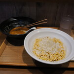 麺処 にぼし香 - 浅利とガーリックバターの和え玉