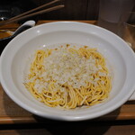 麺処 にぼし香 - 浅利とガーリックバターの和え玉400円