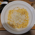 麺処 にぼし香 - 浅利とガーリックバターの和え玉