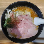 麺処 にぼし香 - 濃厚あん肝蕎麦