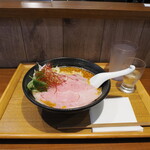 麺処 にぼし香 - 濃厚あん肝蕎麦