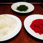 KOBAYASHI - 甘鯛のタレの具材。めっちゃ細かい！（1mm以下クラス）