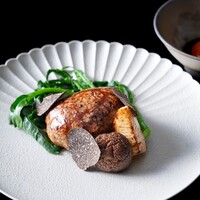 茨城産　志筑鴨と九条ネギハンバーグ