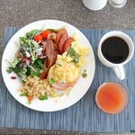 The veranda at The Beachhouse - ビュッフェ1回目1