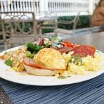 The veranda at The Beachhouse - ビュッフェ1回目2