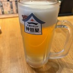 大衆スタンド神田屋 池袋西口店 - まずは、生ビールで乾杯！