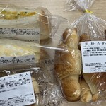 かまたのミカタ - お・ちよ〜婦人160円、蒲たまご160円、お手軽サラダ(かぼちゃ)160円、素朴ろわっさん260円