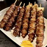 鳥ます - 皮、ハツ元