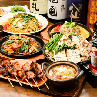 飲み放題付のコースは選べるメイン料理で各種宴会にも◎