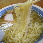 二代目 おやじの店 昌 - 麺はチュルチュルプルン・・・。